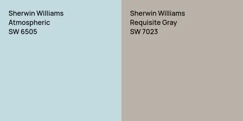 SW 6505 Atmospheric vs SW 7023 Requisite Gray