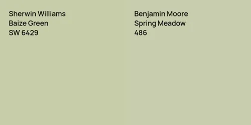 SW 6429 Baize Green vs 486 Spring Meadow