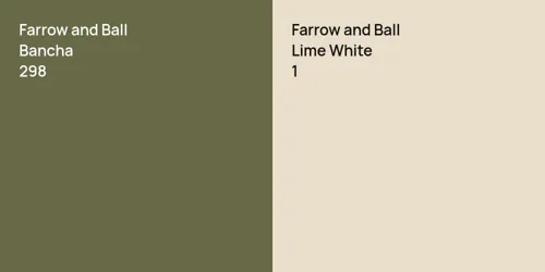 298 Bancha vs 1 Lime White