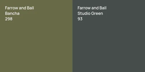 298 Bancha vs 93 Studio Green