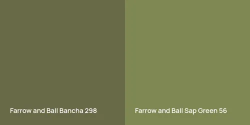 298 Bancha vs 56 Sap Green