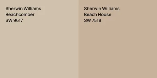 SW 9617 Beachcomber vs SW 7518 Beach House