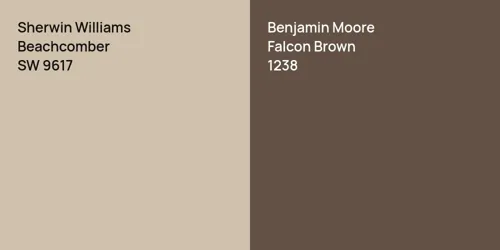 SW 9617 Beachcomber vs 1238 Falcon Brown