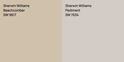 SW 9617 Beachcomber vs SW 7634 Pediment