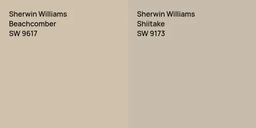 SW 9617 Beachcomber vs SW 9173 Shiitake