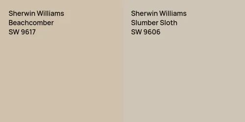 SW 9617 Beachcomber vs SW 9606 Slumber Sloth