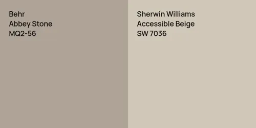 MQ2-56 Abbey Stone vs SW 7036 Accessible Beige