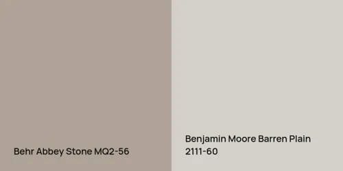 MQ2-56 Abbey Stone vs 2111-60 Barren Plain