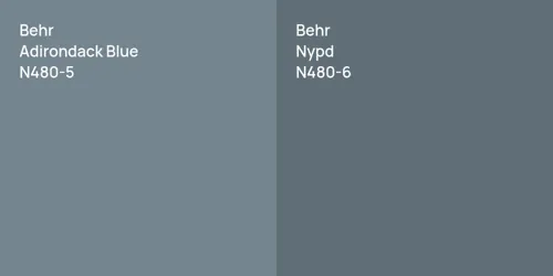 N480-5 Adirondack Blue vs N480-6 Nypd