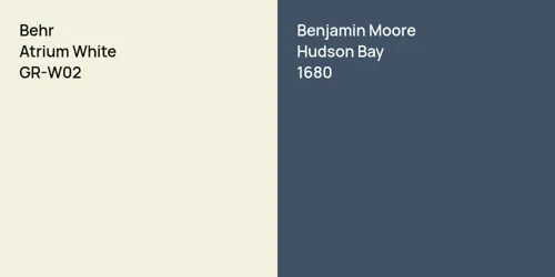 GR-W02 Atrium White vs 1680 Hudson Bay