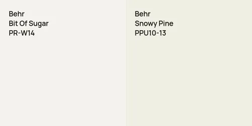 PR-W14 Bit Of Sugar vs PPU10-13 Snowy Pine