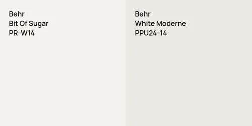 PR-W14 Bit Of Sugar vs PPU24-14 White Moderne