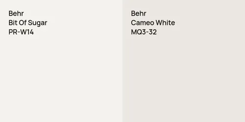 PR-W14 Bit Of Sugar vs MQ3-32 Cameo White