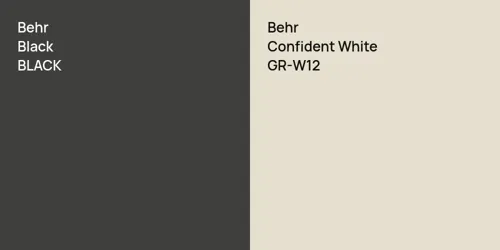 BLACK Black vs GR-W12 Confident White