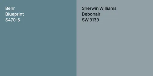 S470-5 Blueprint vs SW 9139 Debonair