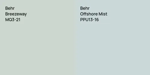 MQ3-21 Breezeway vs PPU13-16 Offshore Mist