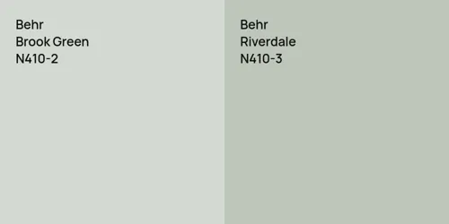 N410-2 Brook Green vs N410-3 Riverdale