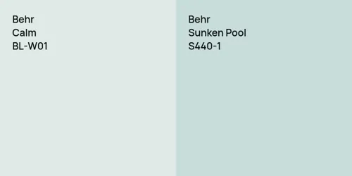 BL-W01 Calm vs S440-1 Sunken Pool