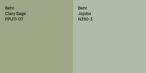 PPU11-07 Clary Sage vs N390-3 Jojoba