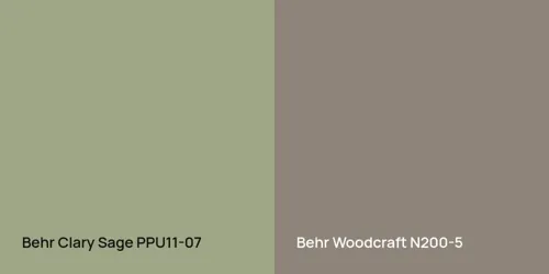 PPU11-07 Clary Sage vs N200-5 Woodcraft