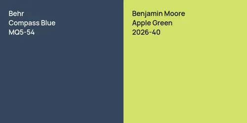 MQ5-54 Compass Blue vs 2026-40 Apple Green