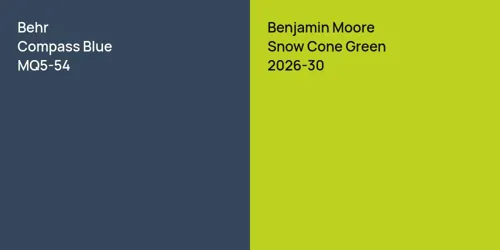 MQ5-54 Compass Blue vs 2026-30 Snow Cone Green