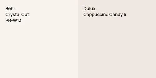 PR-W13 Crystal Cut vs 80YR 83/035 Cappuccino Candy 6