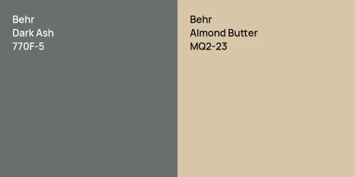 770F-5 Dark Ash vs MQ2-23 Almond Butter