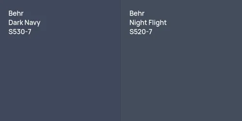 S530-7 Dark Navy vs S520-7 Night Flight