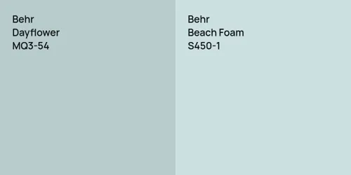 MQ3-54 Dayflower vs S450-1 Beach Foam