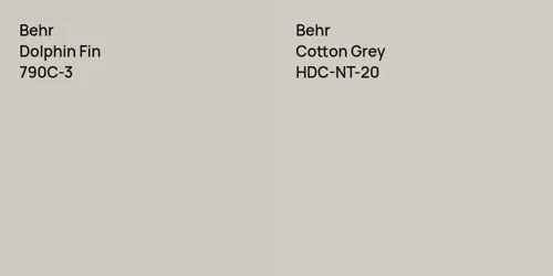 790C-3 Dolphin Fin vs HDC-NT-20 Cotton Grey