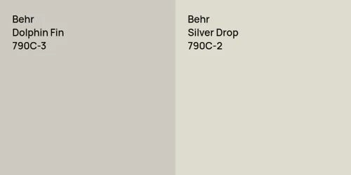 790C-3 Dolphin Fin vs 790C-2 Silver Drop