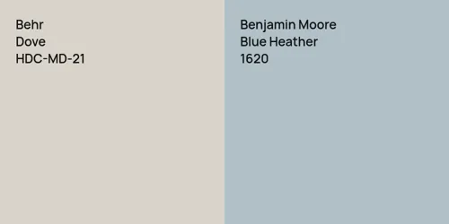 HDC-MD-21 Dove vs 1620 Blue Heather