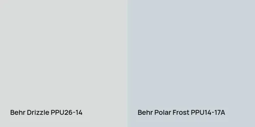 PPU26-14 Drizzle vs PPU14-17A Polar Frost