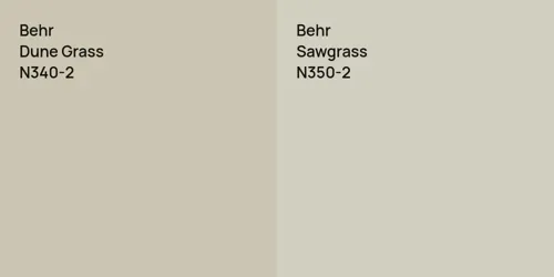 N340-2 Dune Grass vs N350-2 Sawgrass