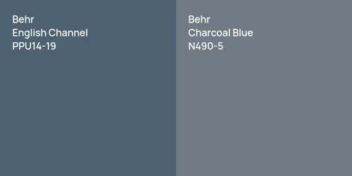 PPU14-19 English Channel vs N490-5 Charcoal Blue