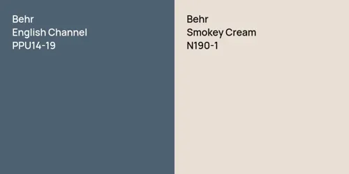 PPU14-19 English Channel vs N190-1 Smokey Cream