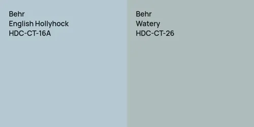 HDC-CT-16A English Hollyhock vs HDC-CT-26 Watery