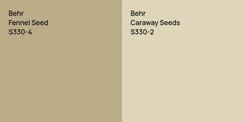 S330-4 Fennel Seed vs S330-2 Caraway Seeds