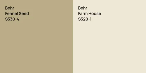 S330-4 Fennel Seed vs S320-1 Farm House