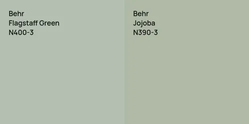 N400-3 Flagstaff Green vs N390-3 Jojoba