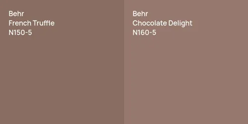 N150-5 French Truffle vs N160-5 Chocolate Delight