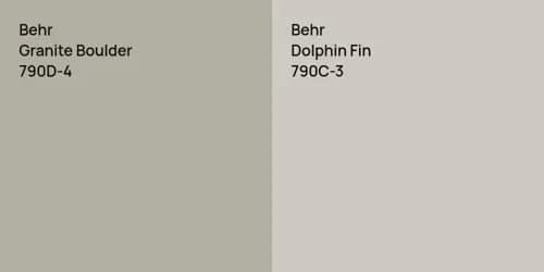 790D-4 Granite Boulder vs 790C-3 Dolphin Fin