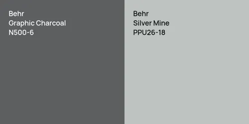 N500-6 Graphic Charcoal vs PPU26-18 Silver Mine