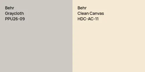 PPU26-09 Graycloth vs HDC-AC-11 Clean Canvas