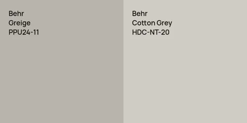 PPU24-11 Greige vs HDC-NT-20 Cotton Grey