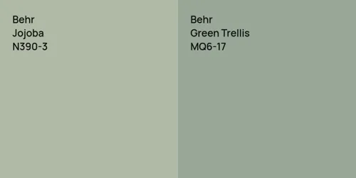 N390-3 Jojoba vs MQ6-17 Green Trellis