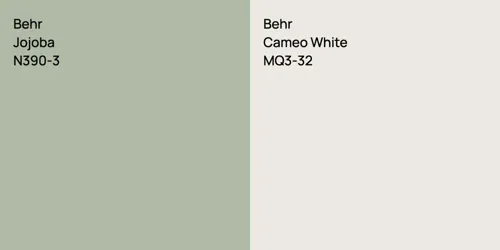 N390-3 Jojoba vs MQ3-32 Cameo White