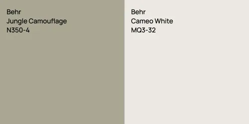 N350-4 Jungle Camouflage vs MQ3-32 Cameo White