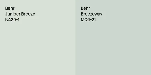 N420-1 Juniper Breeze vs MQ3-21 Breezeway